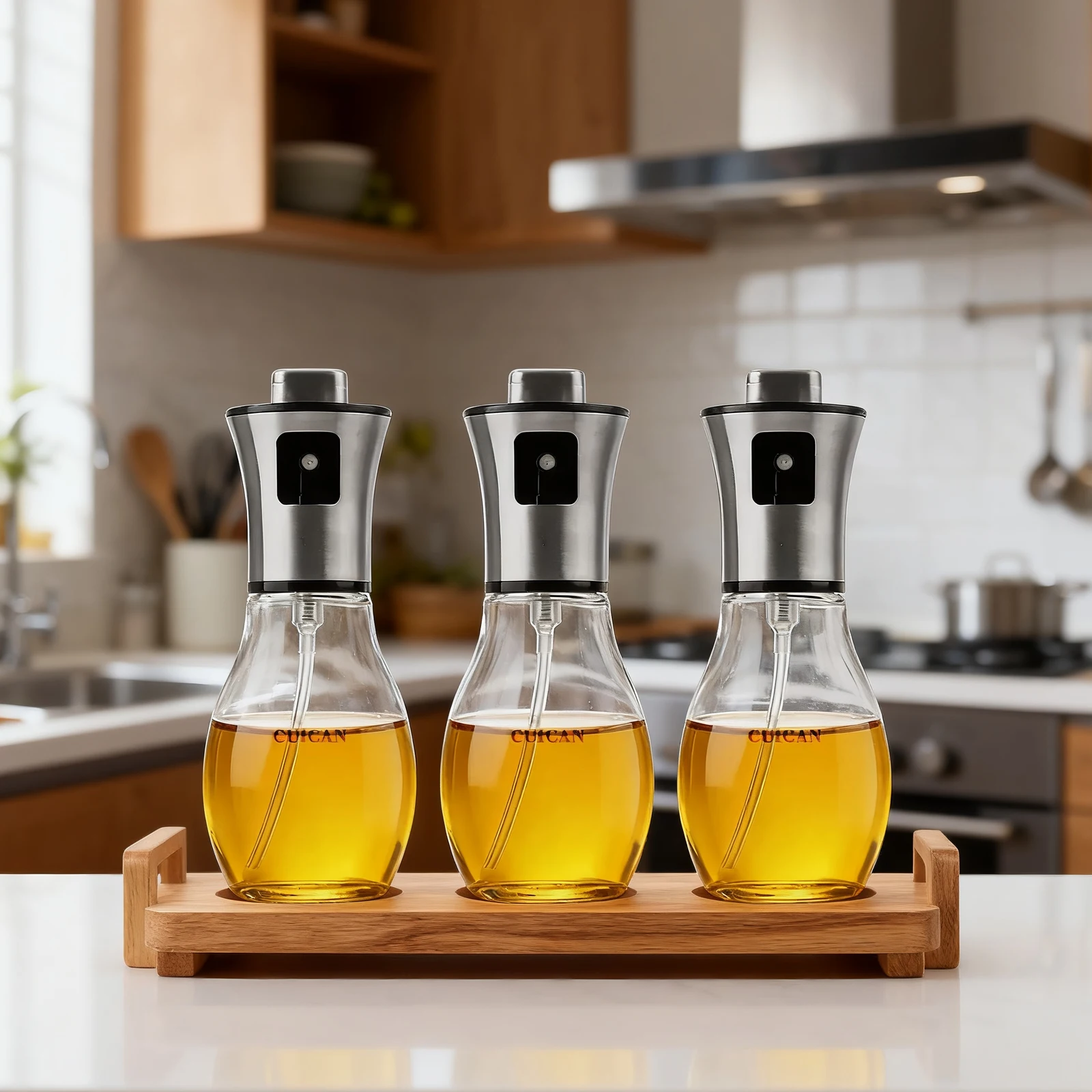 Factory Wholesale Kitchen 200ml Oil Spray Bottle